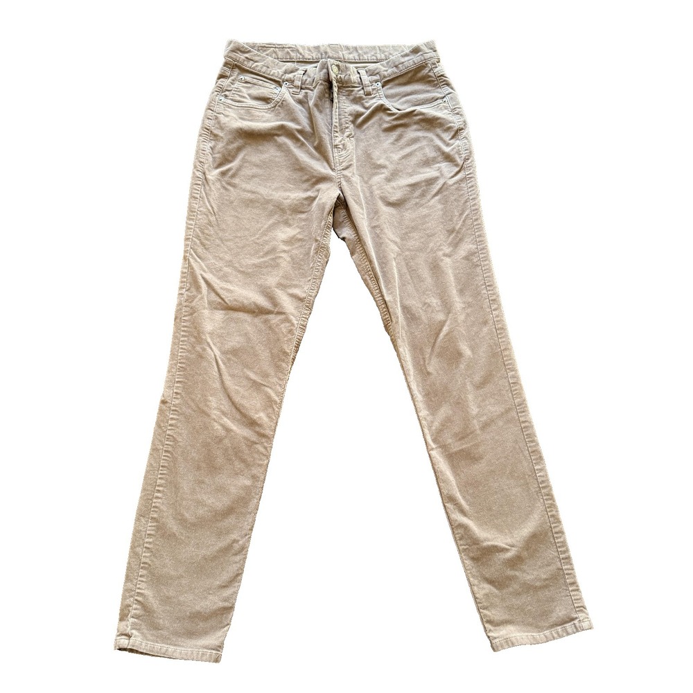 Vuori Pants Mens 32 X 31 Brown Corduroy Slim Stretch Chino Casual 5 Pocket V478